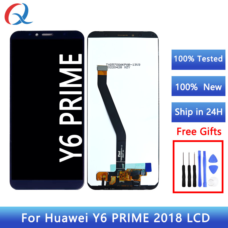 Mobile phone lcds for Huawei Y6 prime 2018 screen replacement pantalla for huawei Y6 prime 2018 lcd 