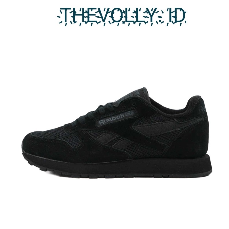 Sepatu Reebok Classic Utility All Black BNIB Original / Sneakers Pria