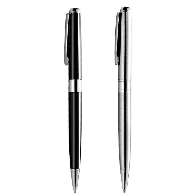 

Metal Signing Pen 0.7mm Writing Thickness Black Refillable Metal Ballpoint Pen Black for Business Women Men Gift