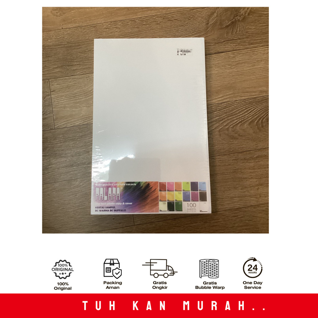 

KERTAS BFFLO 100 LEMBAR PALAPA PUTIH-MERAH MUDA