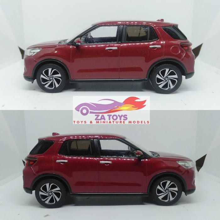 EX99... Diecast Toyota Raize Merah Loose By Dealerbox Toyota Skala 1:30 (Ada Minus)