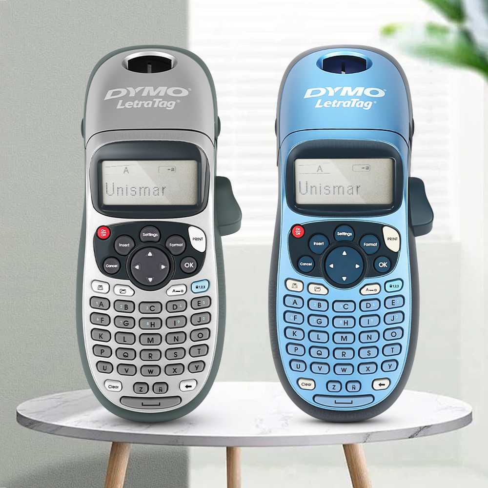 

Portable Dymo LetraTag LT-100H Printer Manual Dymo Labeler LT100H Dymo Labeling Machine Compatible for Dymo LT 12mm Tapes 91201