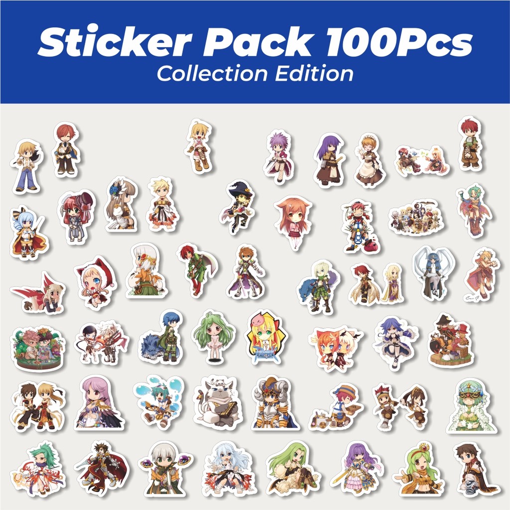 

Hot Stiker Game Series Ragnarok Online Game Chibi Character Lucu Anti Air Stikers Berperekat Waterproof Sticker Decal Buat Motor Helm Buku Journal Koper Casing HP Laptop Botol Minum