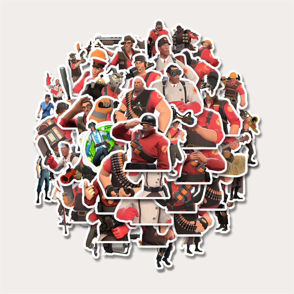 

Sticker Pack Stiker Game Series Team Fortres Character V9 | Sticker TUMBLR | Stiker LAPTOP KOPER HELM