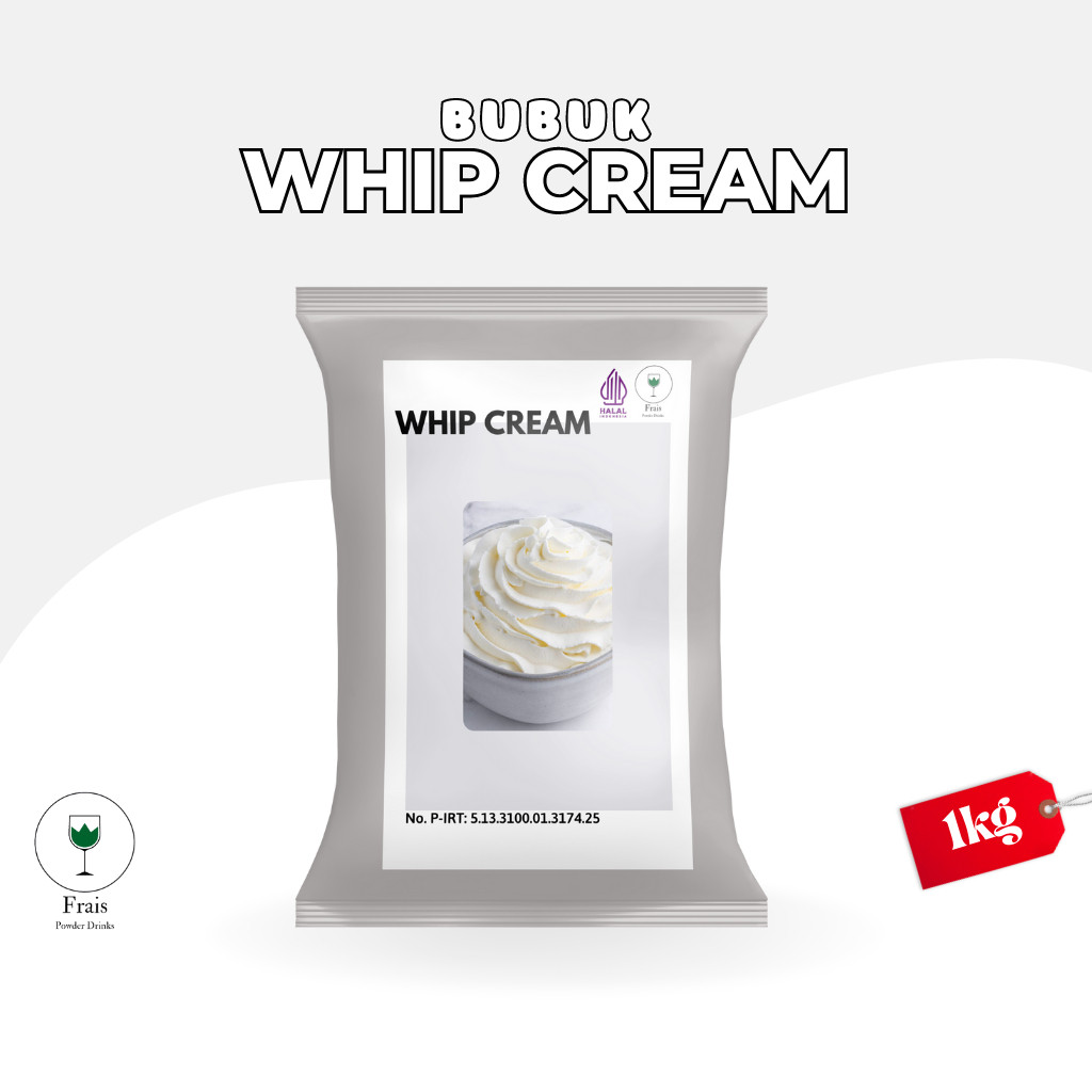 

WHIP CREAM TOPPING 250GR / BUBUK WHIP CREAM / WHIPPED CREAM POWDER / WHIPPING CREAM