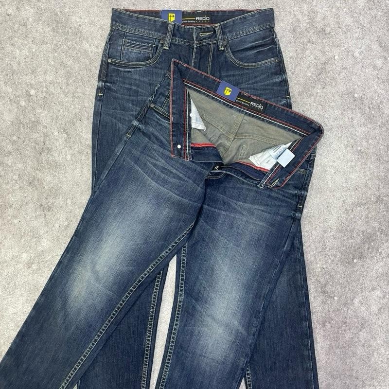 REGIO JEANS [WS-29] Celana jeans panjang pria reguler fit bahan denim non stretch (tidak melar)