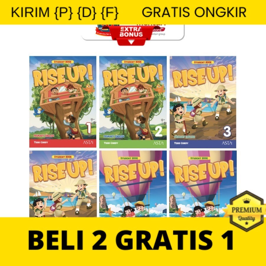 

{P} {D} {F} RISE UP | Buku Bahasa Inggris SD