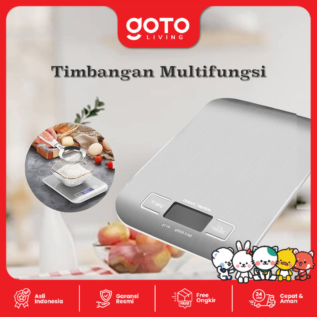Kova Fabio Timbangan Digital Kue Bumbu Dapur Kopi Kitchen Scale