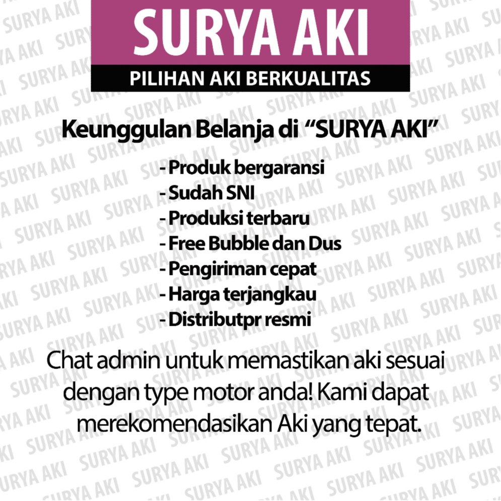 LUNDONGSHOP Aki Motor KAYABA GM5Z-3B Original Motor LEGENDA GRAND PRIMA TITAN SUPRA SMASH MIO VEGA S
