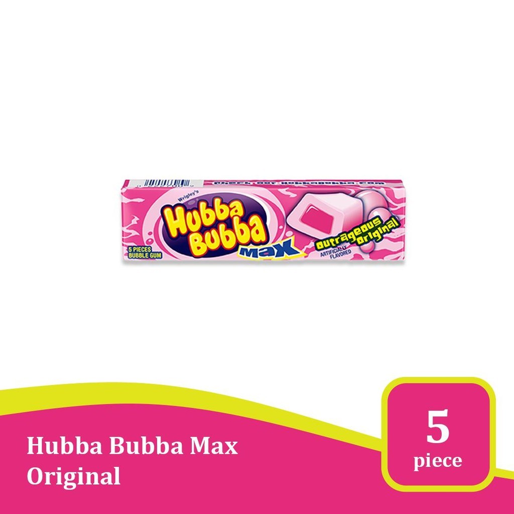 

Hubba Bubba Max Outrageous Original 5 pieces - permen karet import USA