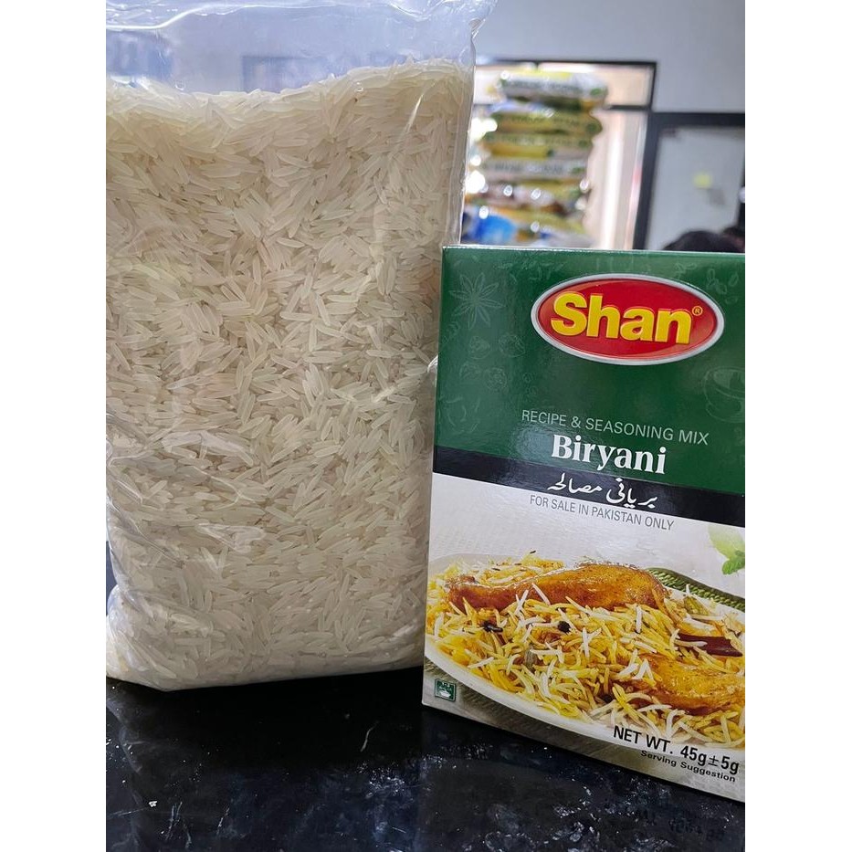 

Hot Produk Paket Basmati 1 Kg + Shan Bumbu Instant Briyani 1 - Biryani Terbaik dan Terlaris
