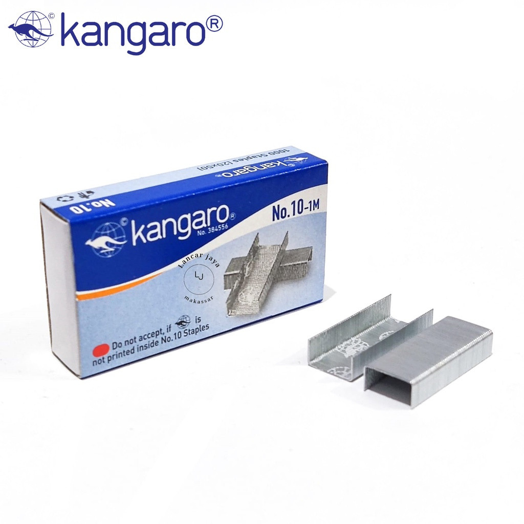 

Isi Stapler No. 10 Refill Staples Kangaro Kecil No.10-1M - MY