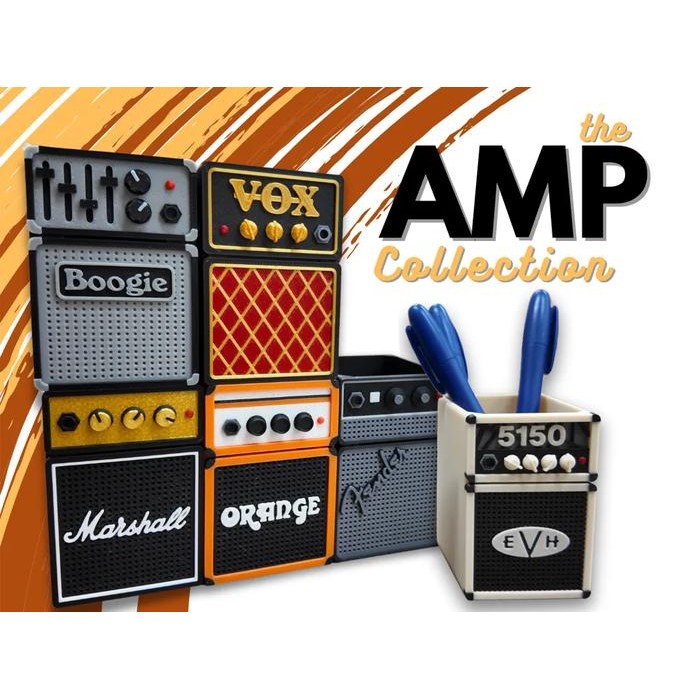 

Amp Collection – Holder Tempat Pensil Mini Desain Ampli Guitar Bass Rock Ikonik MINI 3D PRINTED