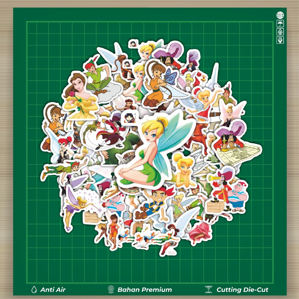 

HOT 50 PCS STIKER Stiker Tinker Bell V1 Stiker Fashion Cars Decal Dingin Kartu Album Custom Vinyl Anti Air- Sticker Aesthetic Buku Journal Koper Casing HP Tablet Laptop Helm Motor Botol Minum