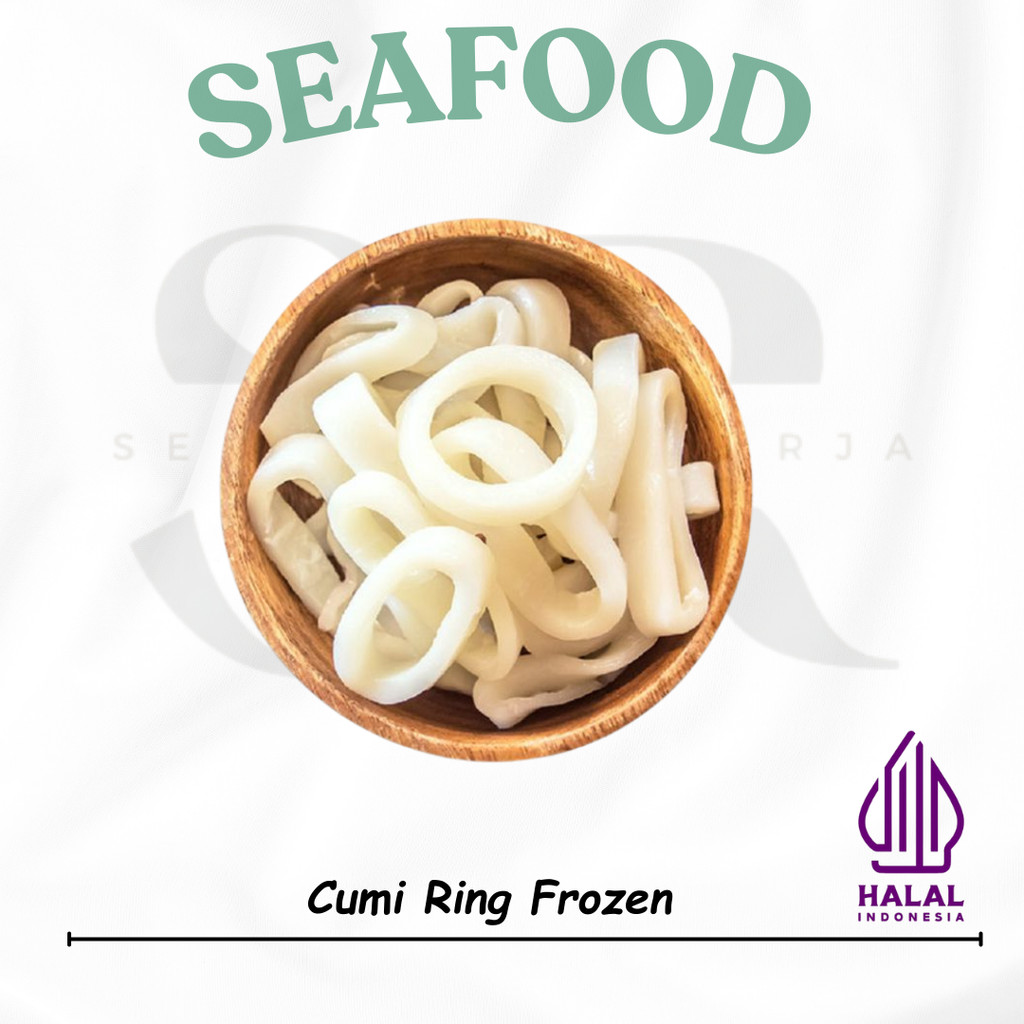 

Cumi Ring Kupas Bersih - Squid Ring 1kg