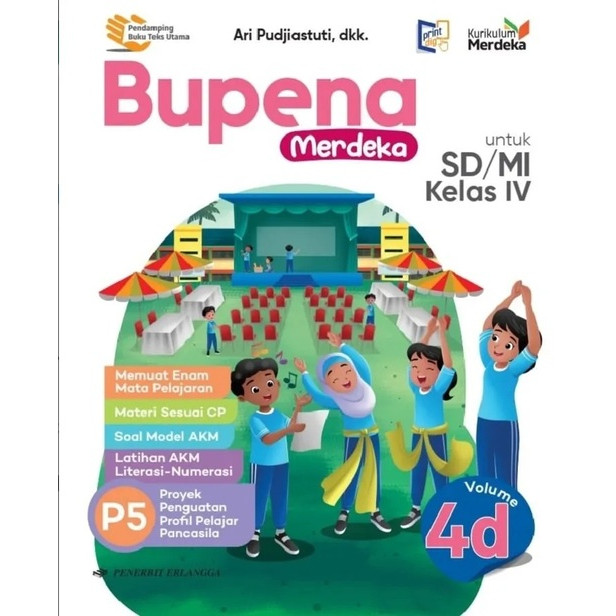 Erlangga - BUPENA MERDEKA 4D KELAS 4 - KURIKULUM MERDEKA