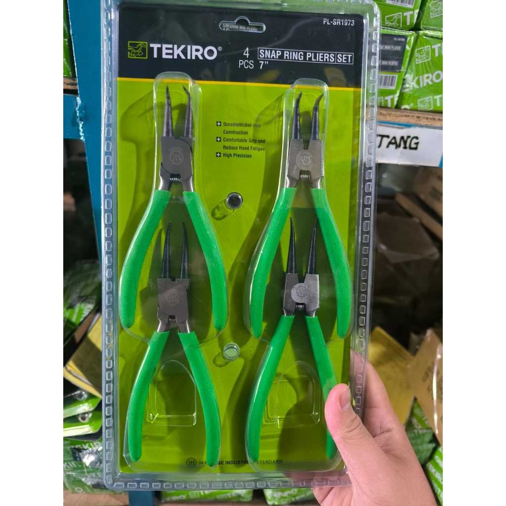 TEKIRO TANG SNAP RING SET 4 PCS 7" / SNAP RING SET /SNAP RING / TOOLS