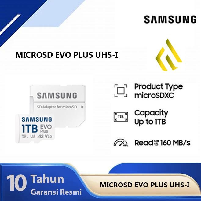 Micro SD Samsung EVO PLUS 1TB - MicroSDHC UHS-I Class 10
