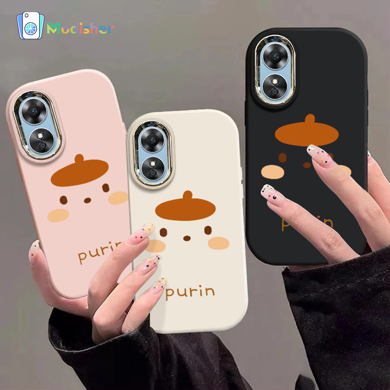 Casing Oppo Pria kecil kartun Soft Case Lucu Chubby Case Fashion Cocok untuk OPPO A16 A16S A54S A3S 