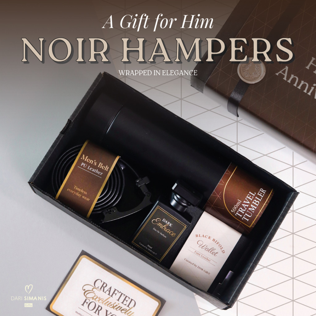 

NOIR HAMPERS Perfect Gift for Him Dari SiManis - pria kado cowok ulang tahun graduation anniversary