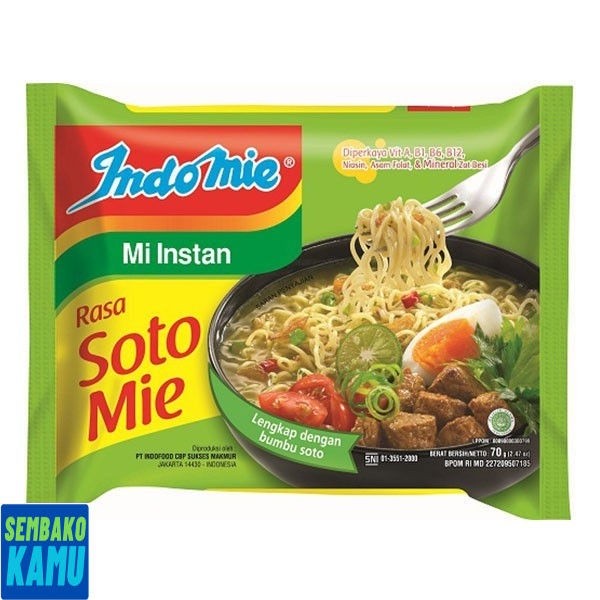 

Indomie Mie Kuah Rasa Sotomie 70 gr