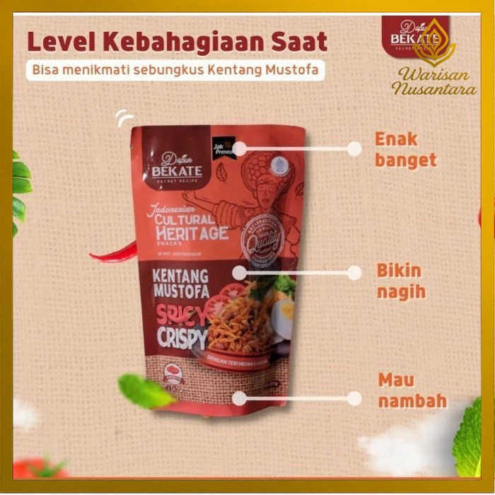 

Kentang Mustofa Teri Kacang Kering Keripik Mustofa oleh oleh jakarta enak