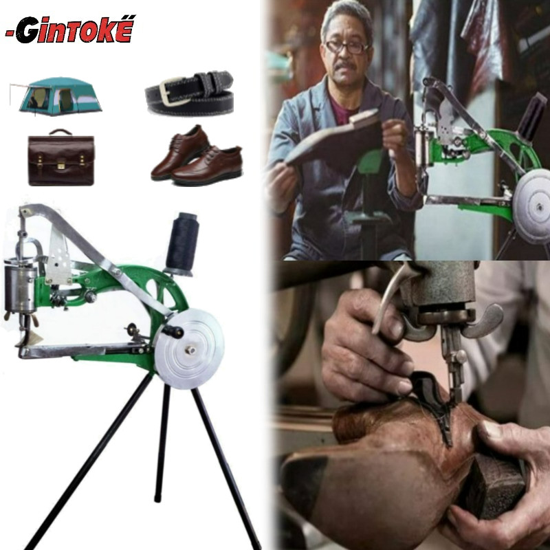 【Original】1Set Mesin Jahit Sepatu Dan Sandal Mesin Jahit Sepatu Manual Mesin Perbaikan Sepatu Mesin 