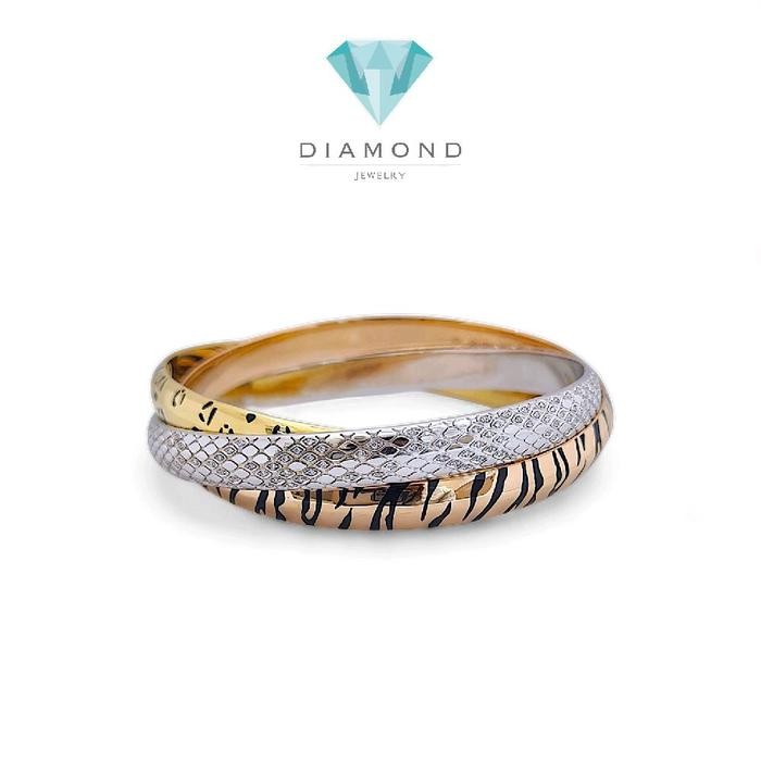 Trinity Animal Bracelet 18K / Gelang Trinity Animal 18K / Diamond Jewelry 407GBD140000RY