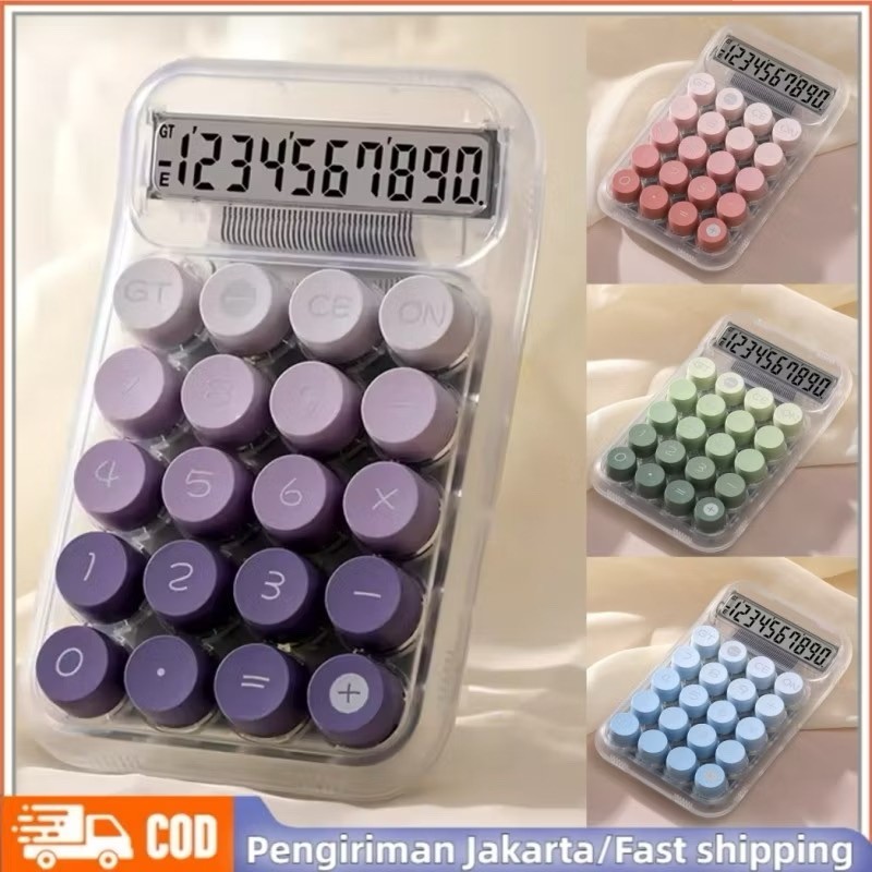 

Kalkulator HD 12 Digit Tenaga Besar - Desain Transparan & Warna Dopamin, Cocok untuk Dekorasi Meja Kantor Modern