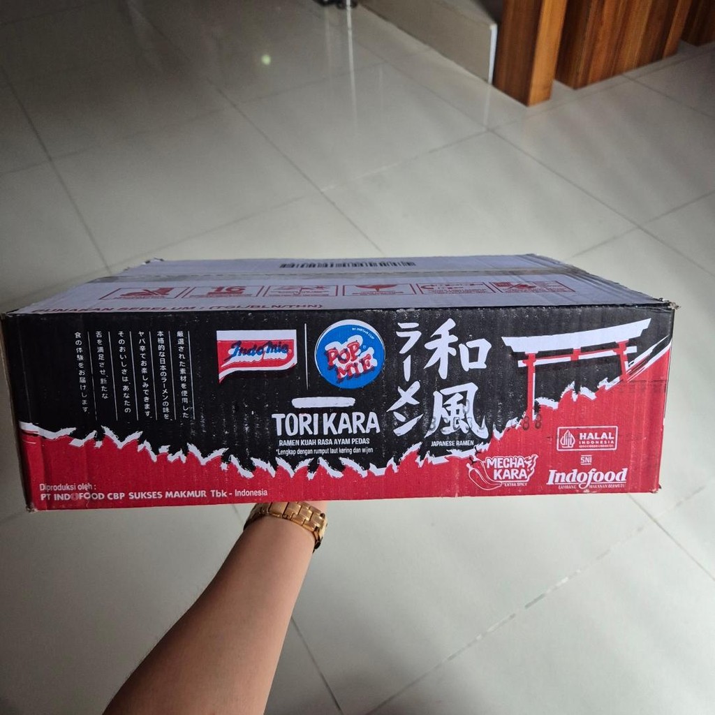 

Pop Mie Cup Noodles Kuah Rasa JAPANESE TORI KARA Ayam pedas ( 1 dus 12 pcs )