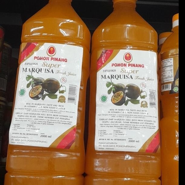 

Pohon Pinang Sirup Rasa Markisa 2 Liter