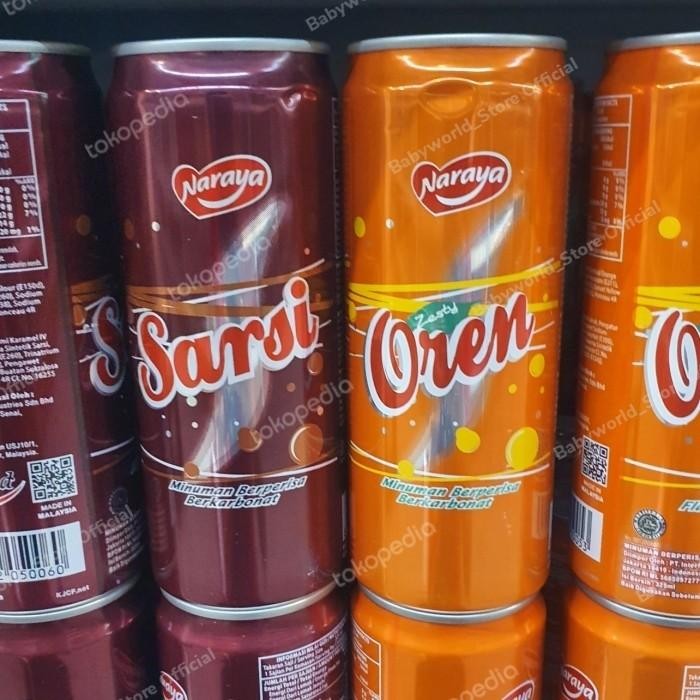 

Naraya Minuman Berkarbonasi Rasa Sarsi / Orange 325ml