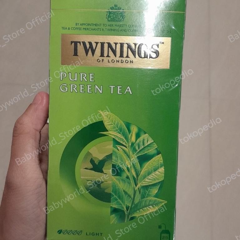 

Twinings Pure Green Tea Teh Celup Import ( 25 Bags )