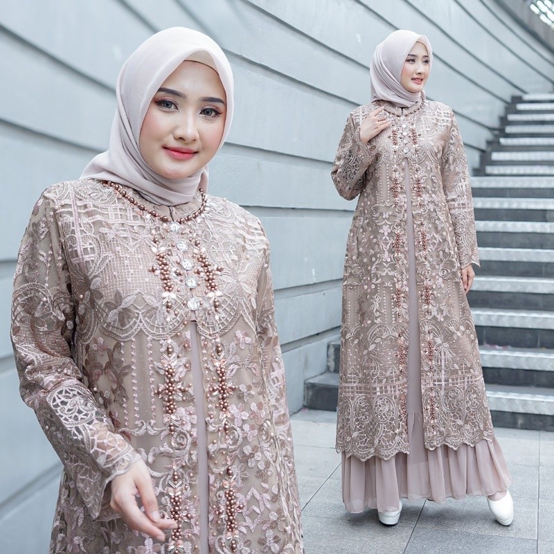 Winona_storee | New Arrival Kanisya Dress Premium | Gamis Pesta Kondangan Viral | Gamis Outher Lepas