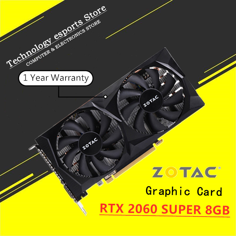 ZOTAC RTX 2060 SUPER 8GB Video Cards GPU RTX2060 6G GAMING Graphic Card 2060 GTX Graphics Cards Nvid