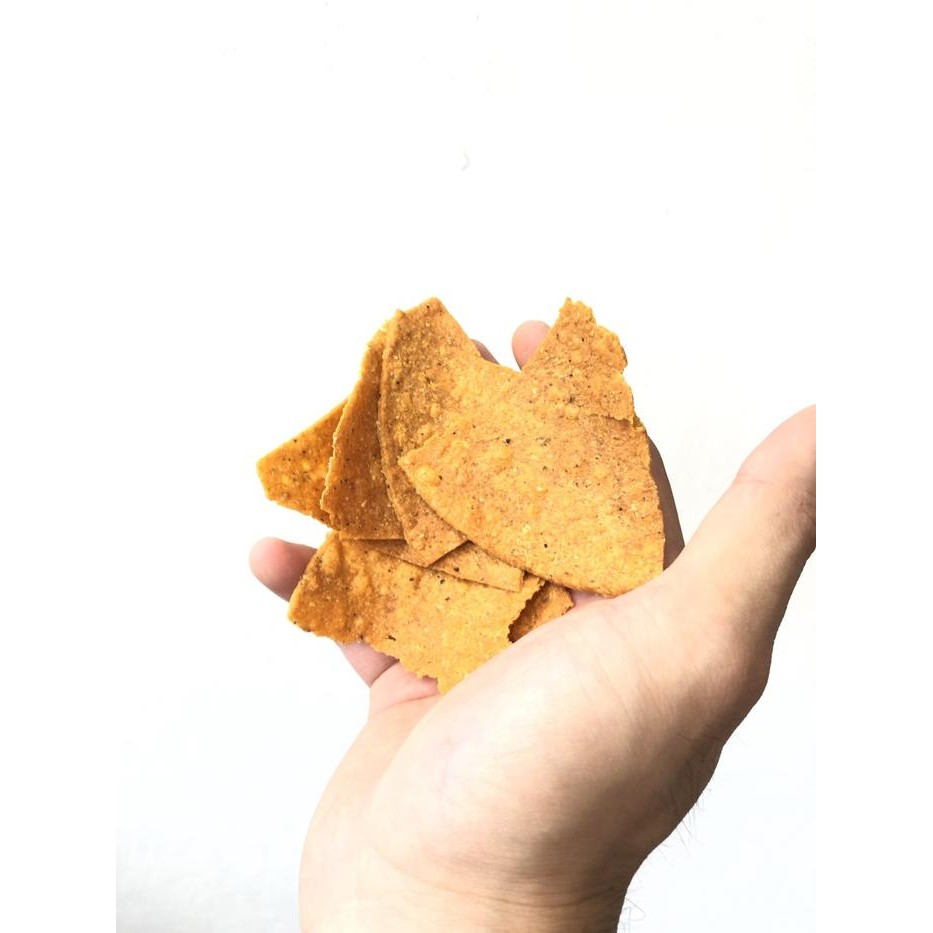 

Black Corn Tortilla Frozen Kulit Nachos, 100 Jagung, 500gr, 15cm - Hitam, 15cm