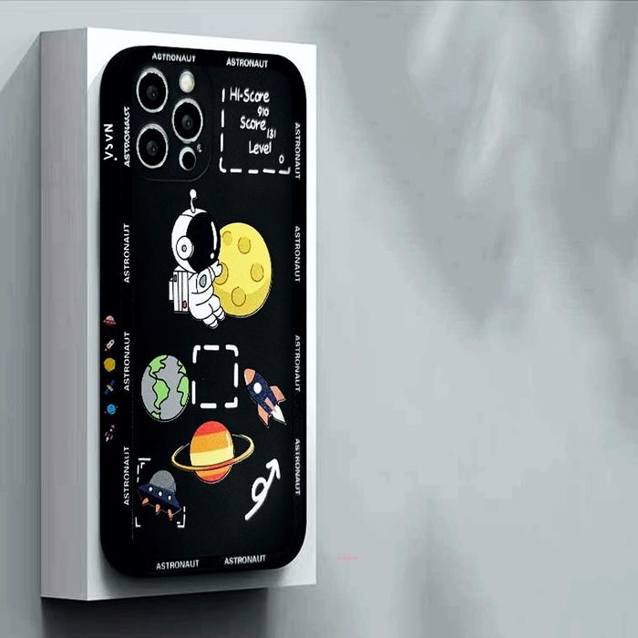 PROMO Case Poco X3 Pro NFC Casing Softcase Motif Nasa Astronot New - Hitam, Poco X3