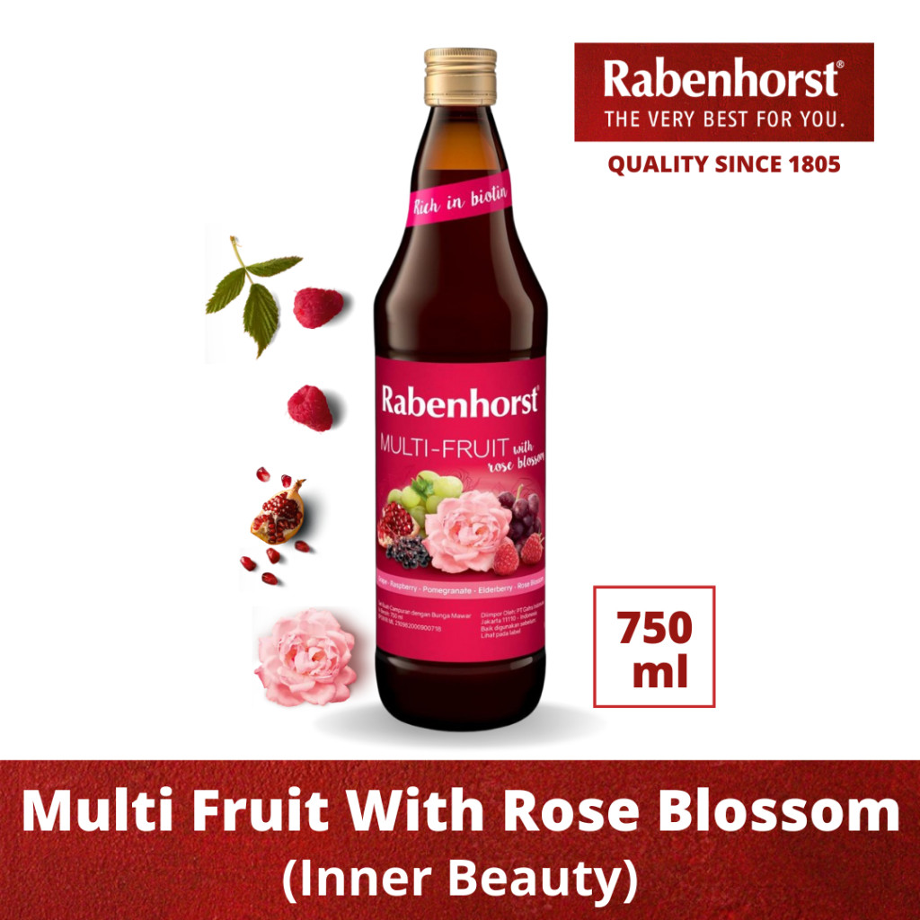 

Rabenhorst Multi Fruit With Rose Blossom (Inner Beauty with Biotin) Juice