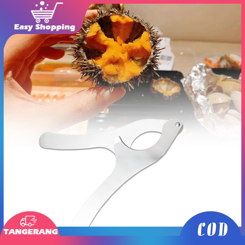 Sea Urchin Opener Cutter Landak Laut Stainless Multi Seafood Tool Gunting Sea Urchin Alat Pembuka Bu