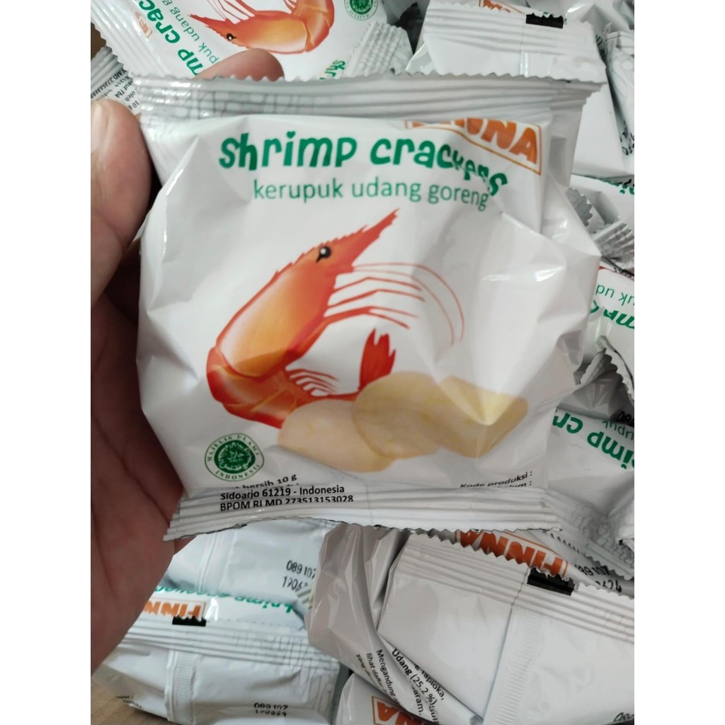 

1 Karton Krupuk Finna Garuda 120 pcs Halal Asin Gurih GRATIS ONGKIR goreng crackers Food Snacks Cemilan Kering Udang Makanan - 1 karton Terlaris