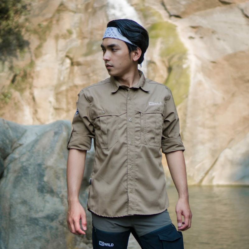 KEMEJA LAPANGAN ZLAVA TACTICAL WILDSHELL x WILD OUTDOOR