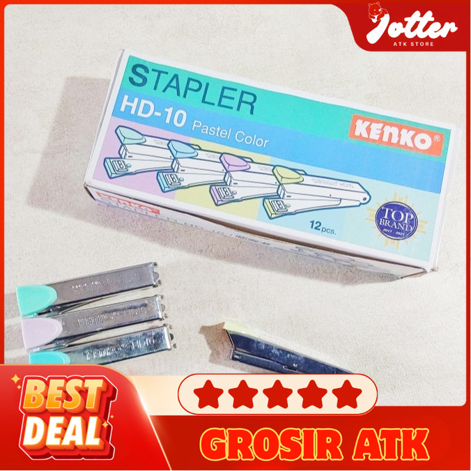 

STAPLER KENKO HD-10 PASTEL LKM | Jotter Grosir ATK
