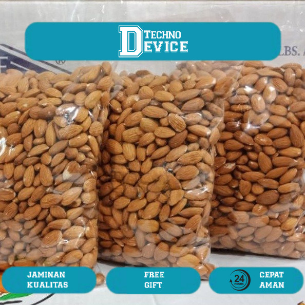 

KACANG ALMOND PANGGANG KUPAS UTUH PREMIUM 500gr (ROASTED)
