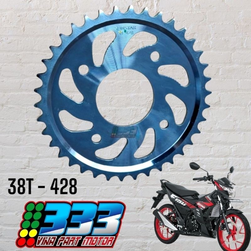 NAJMAHPART gir gear belakang suzuki satria fu 150 fi injeksi 38T - 428 original