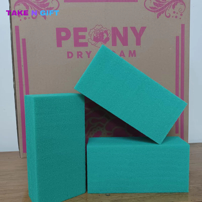 Floral Foam Peony Dry/Busa Bunga Kering/Oasis Kering 1 Dus ( 24Pcs )