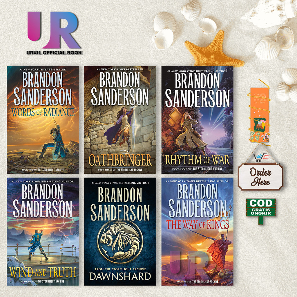 The Stormlight Archive (7 Book Series) by Brandon Sanderson (English Version)