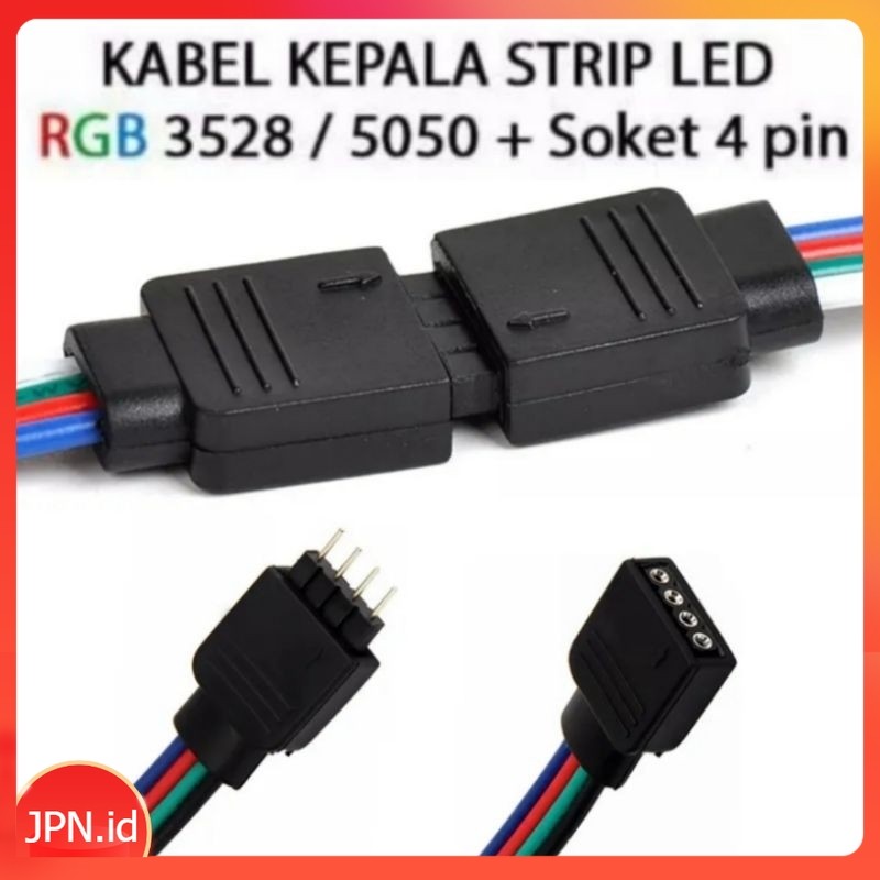 Soket Kabel Sambung RGB 4 Pin Sisir Led Strip SMD 3528 SMD 5050 - JPN