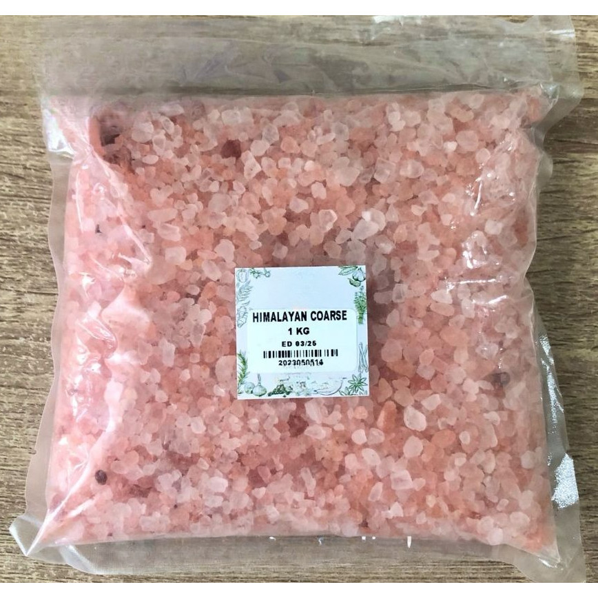 

Garam Pink Himalaya Kasar 1 kg / Himalayan Pink Salt Coarse 1 kg / Himalaya Pink Salt Rock