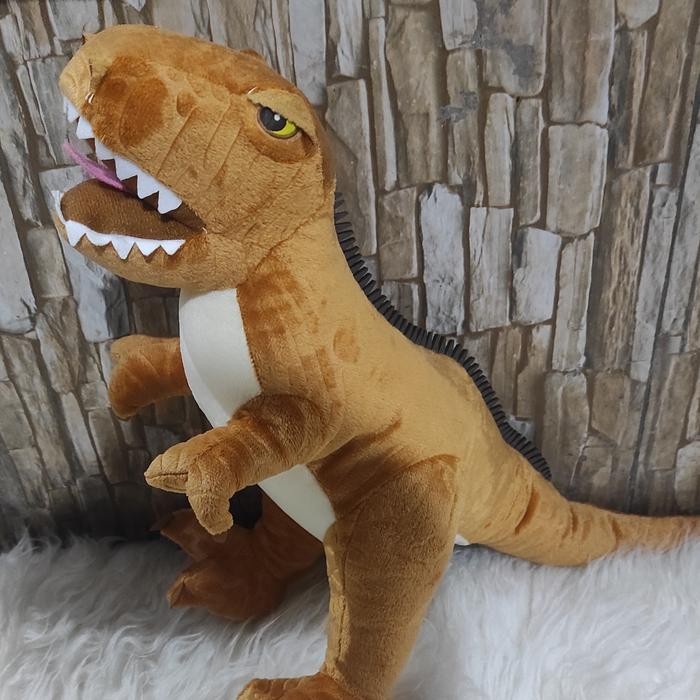 New Boneka Dinosaurus - Cokelat, jumbo