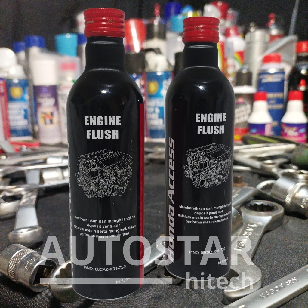 HONDA ACCESS ENGINE FLUSH 300ml ORIGINAL Cairan Pembersih endapan sludge oli mesin mobil motor